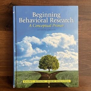 📘 Beginning Behavioral Research: A Conceptual Primer (7th Edition)